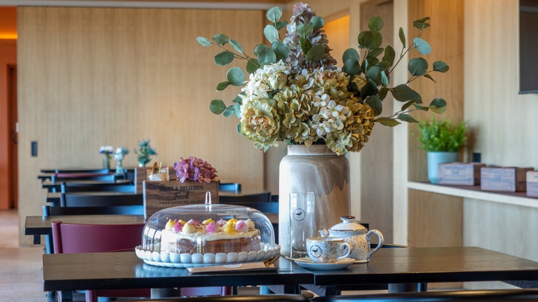 Cake at the Flyway Café